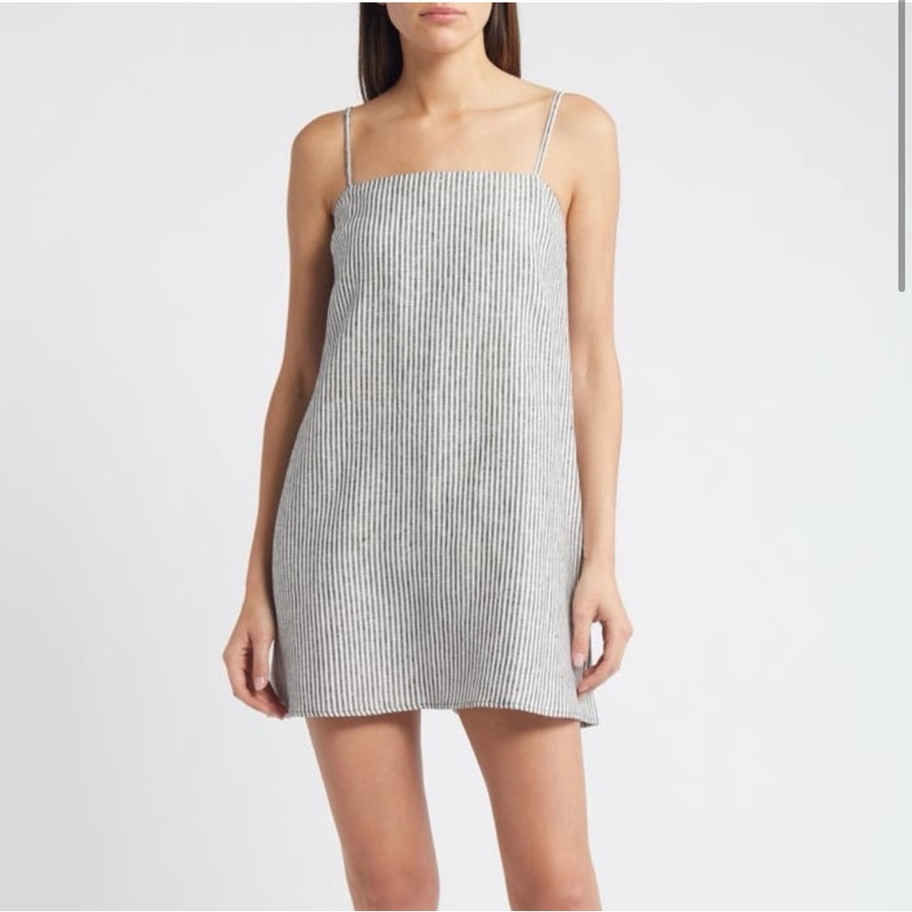 Reformation Aubree Linen Dress